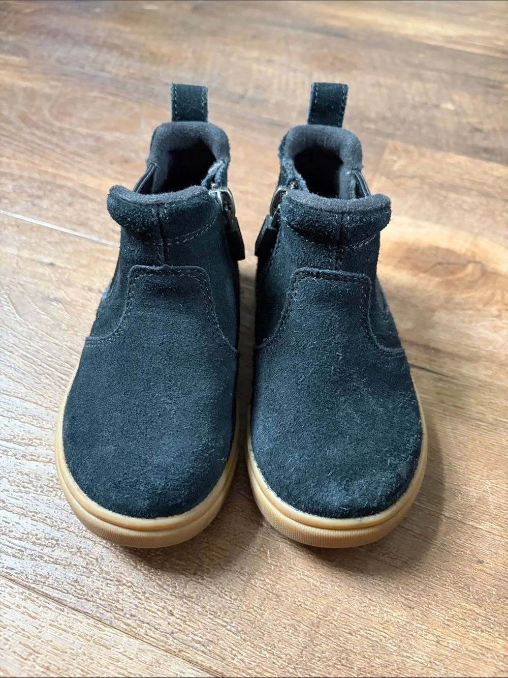 UGG Toddler Hamden II Boots in Black Suede